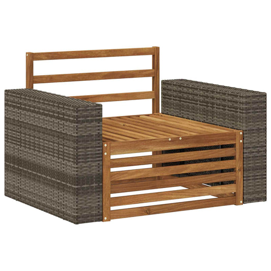 vidaXL Outdoor Middle Sofa Natural
