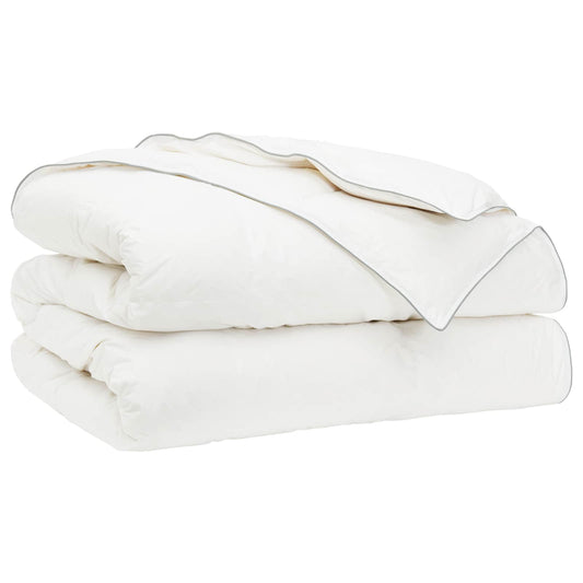 vidaXL Duvet FULDA 240 x 260 cm 4 Seasons 310 GSM 90% Goose Down White