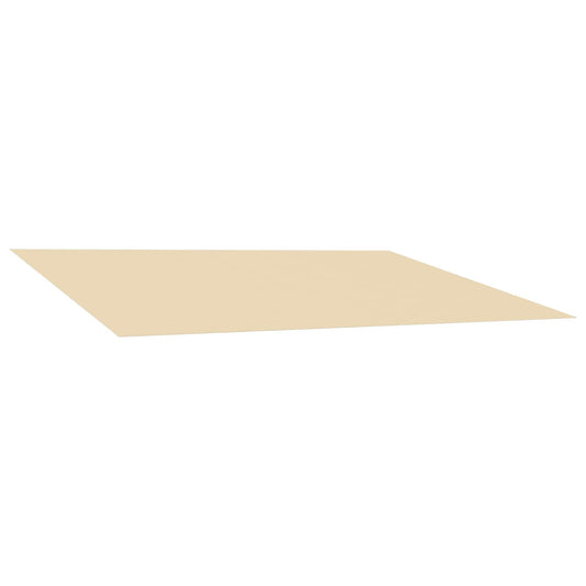 vidaXL Awning Replacement Fabric Cream 400 x 350 cm Polyester