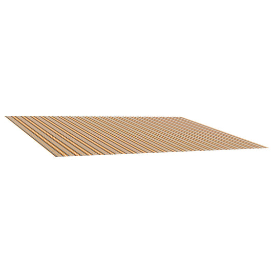 vidaXL Awning Replacement Fabric Orange and Black 500 x 350 cm