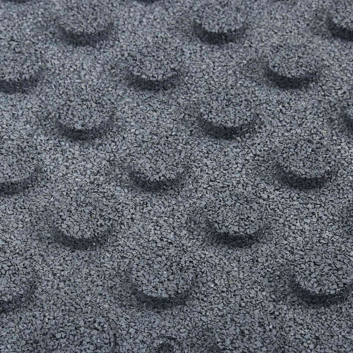 vidaXL Fall Protection Tiles 12 pcs Grey 50 x 50 cm Rubber