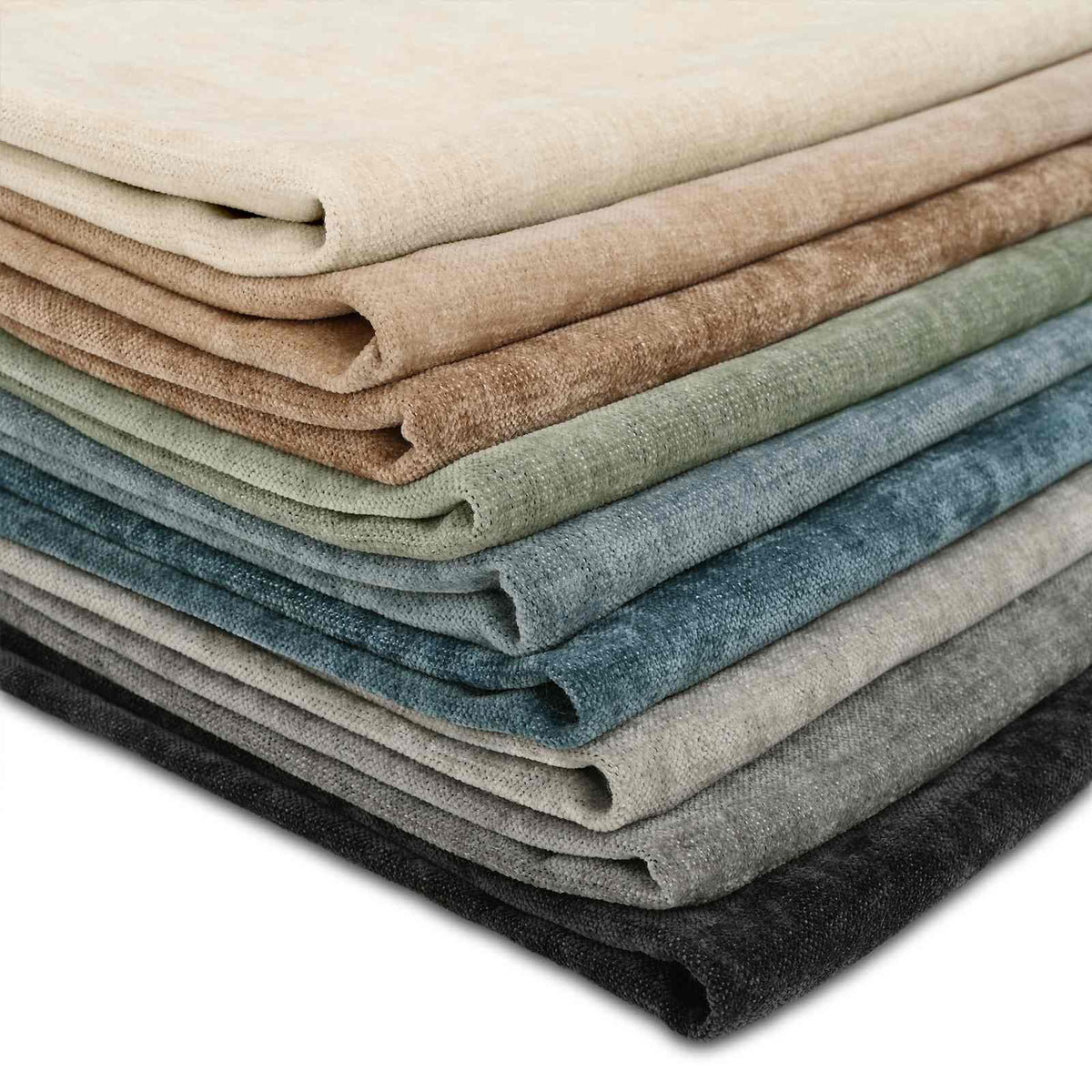 vidaXL Cushion with Pillow HEERLEN 6 pcs Green Chenille Fabric