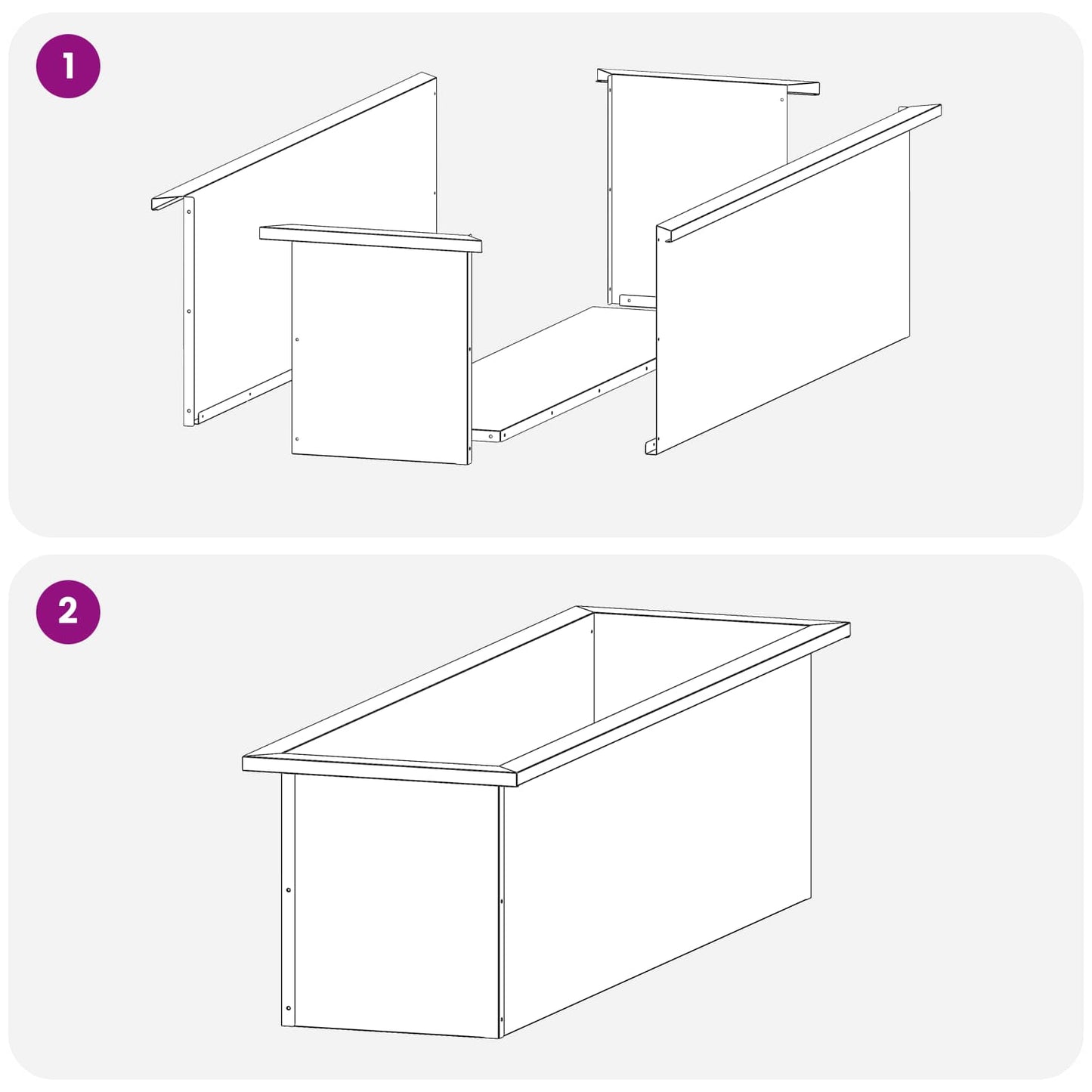 vidaXL Garden Planter with LED White 30 x 100 x 30 cm Steel