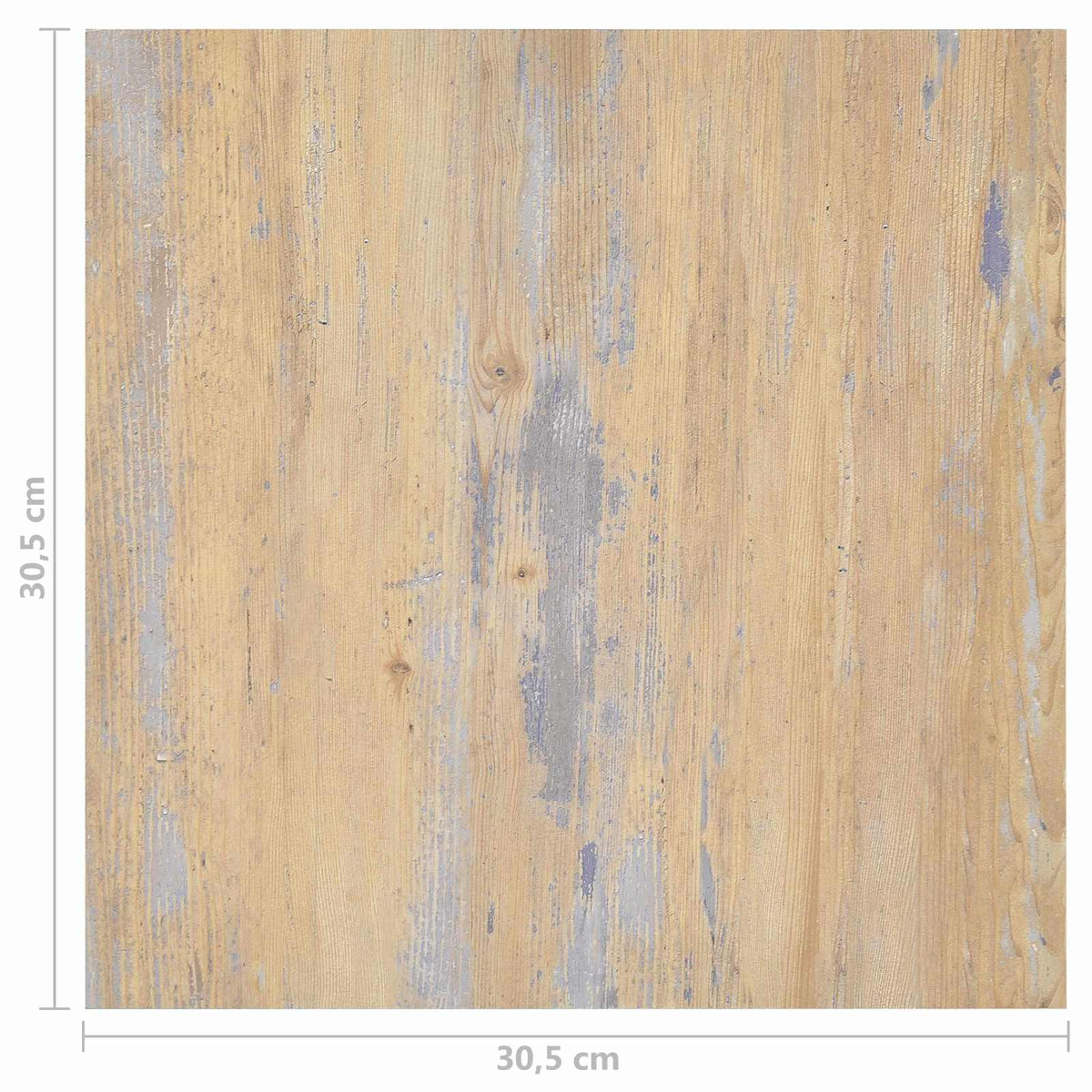 vidaXL Flooring Planks Brown and Grey 5.11 m² 55 pcs PVC