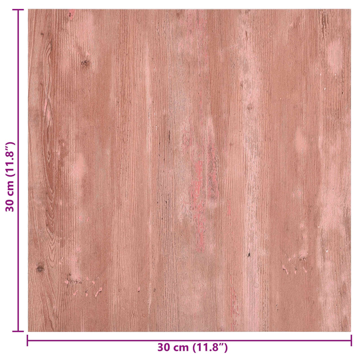 vidaXL Self-adhesive Flooring Planks 30.5 x 30.5 cm 20 pcs PVC Red