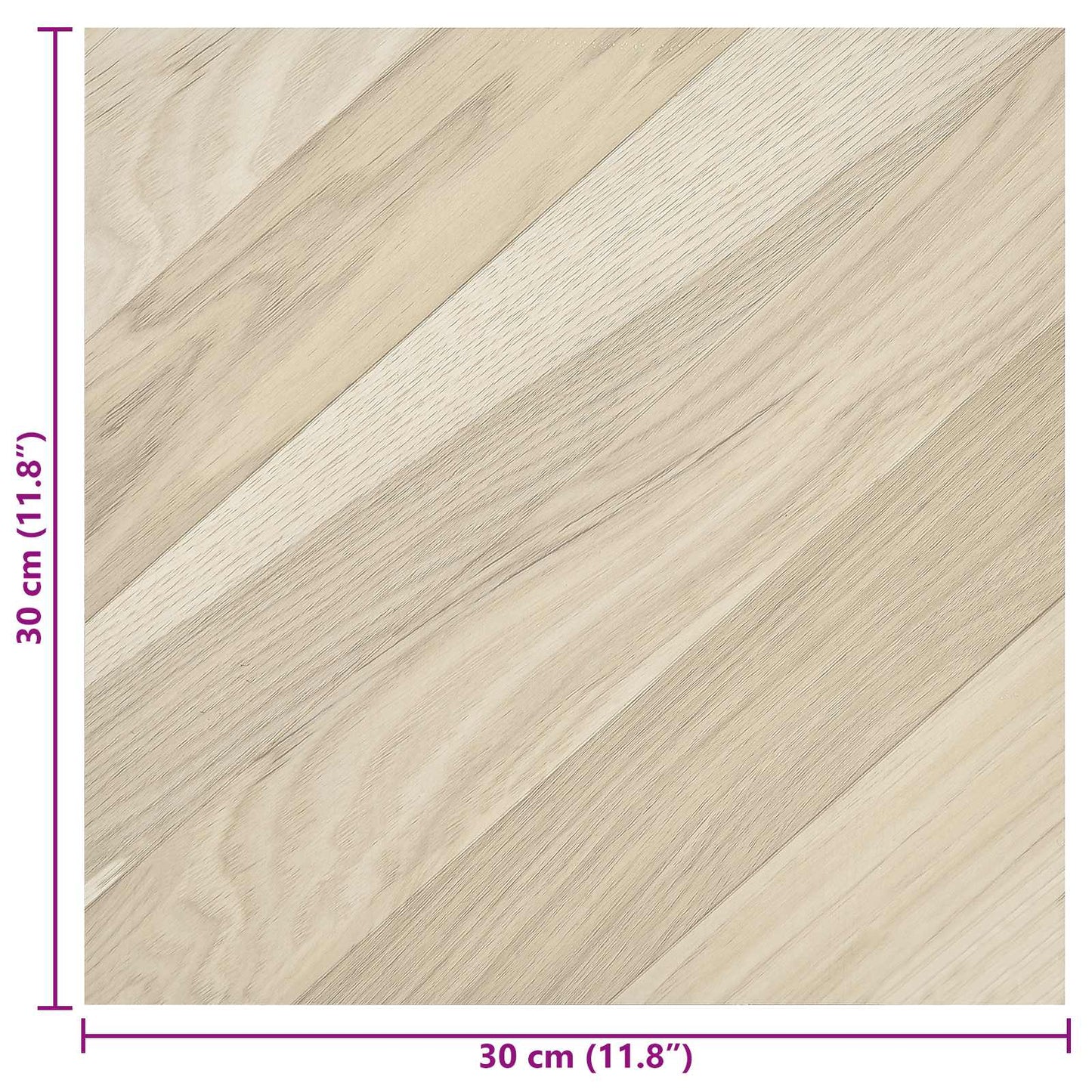 vidaXL Self-adhesive Flooring Planks 30.5 x 30.5 cm 20 pcs PVC