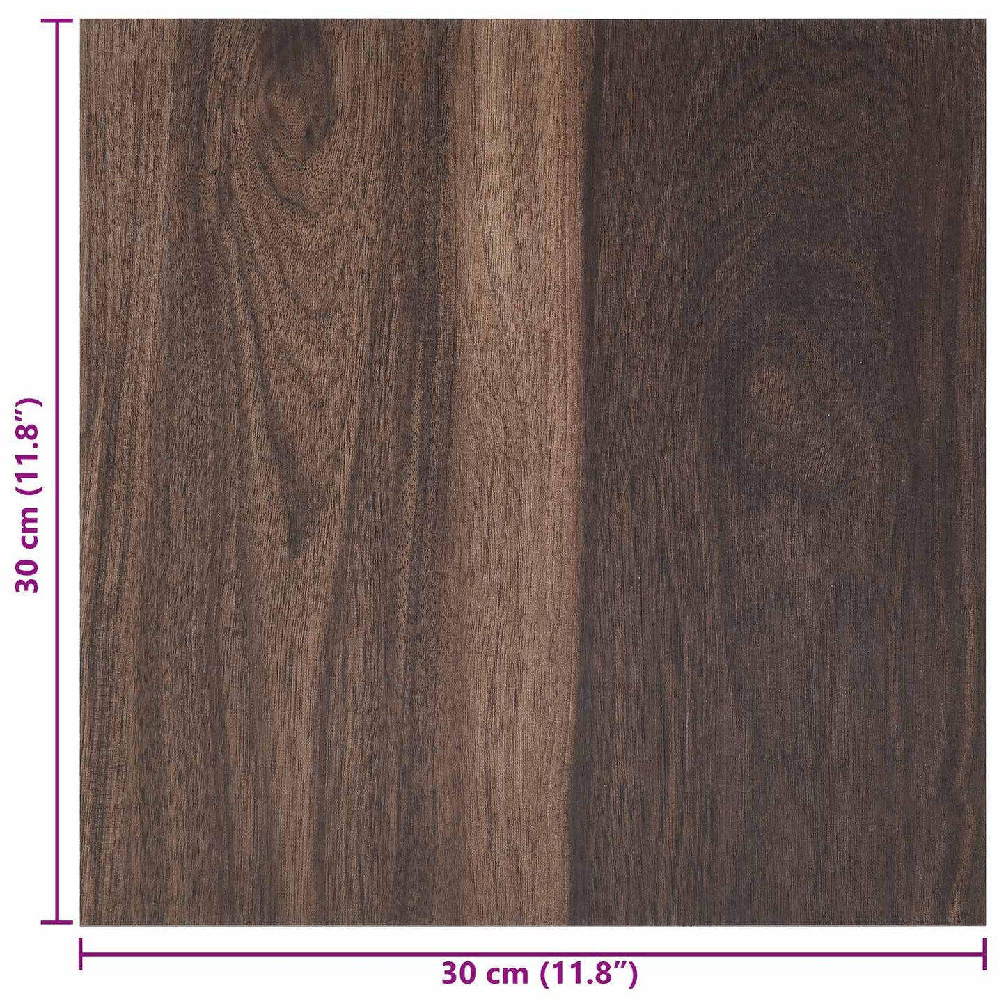 vidaXL Self-adhesive Flooring Planks 30.5 x 30.5 cm 20 pcs PVC