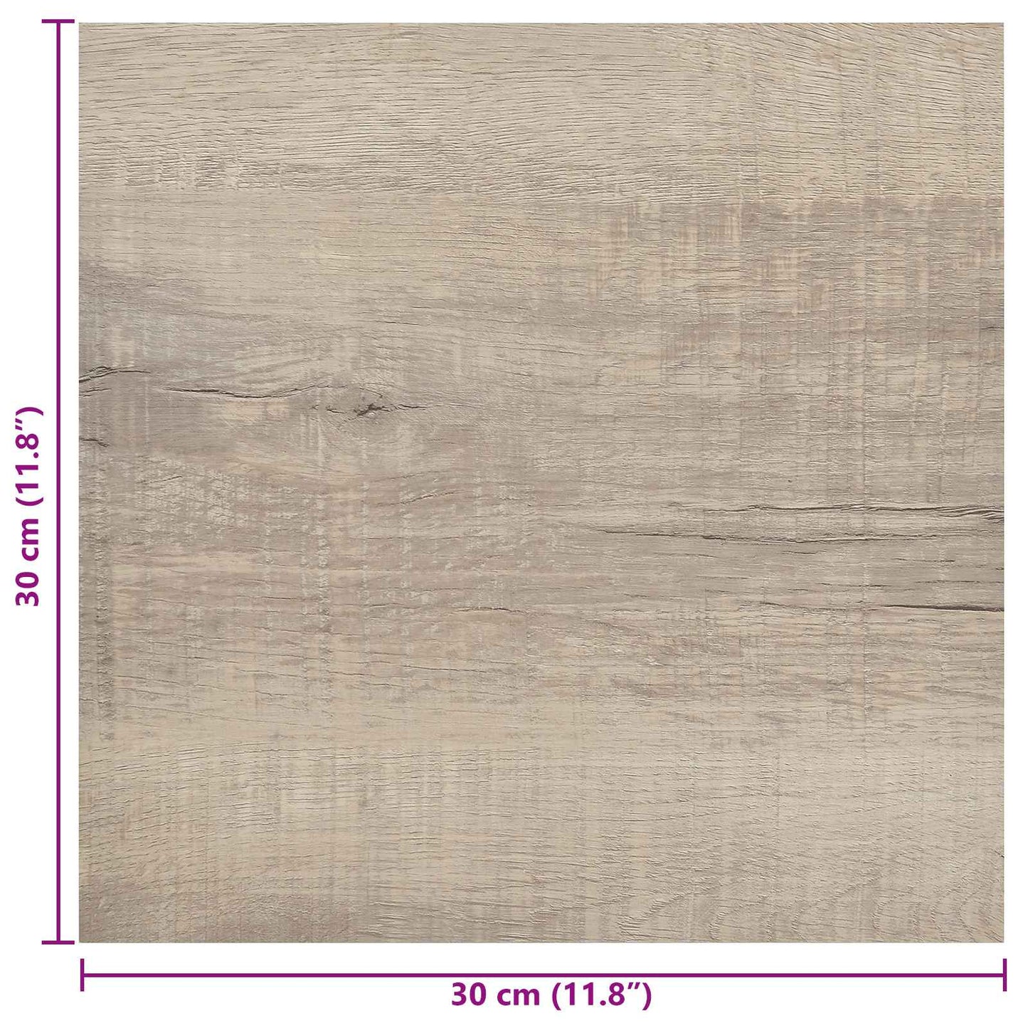 vidaXL Self-adhesive Flooring Planks 30.5 x 30.5 cm 20 pcs PVC