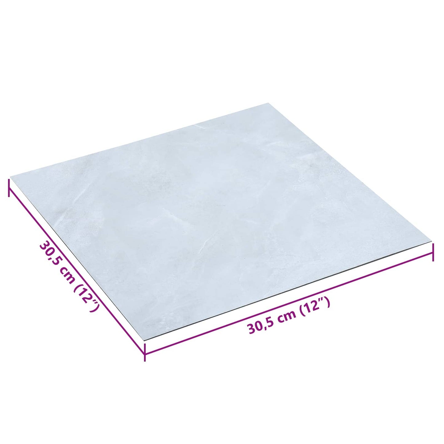 vidaXL Self-adhesive Flooring Planks 30.5 x 30.5 cm 20 pcs PVC