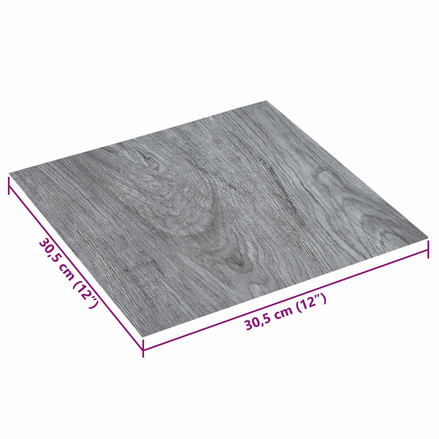 vidaXL Self-adhesive Flooring Planks 30.5 x 30.5 cm 20 pcs PVC