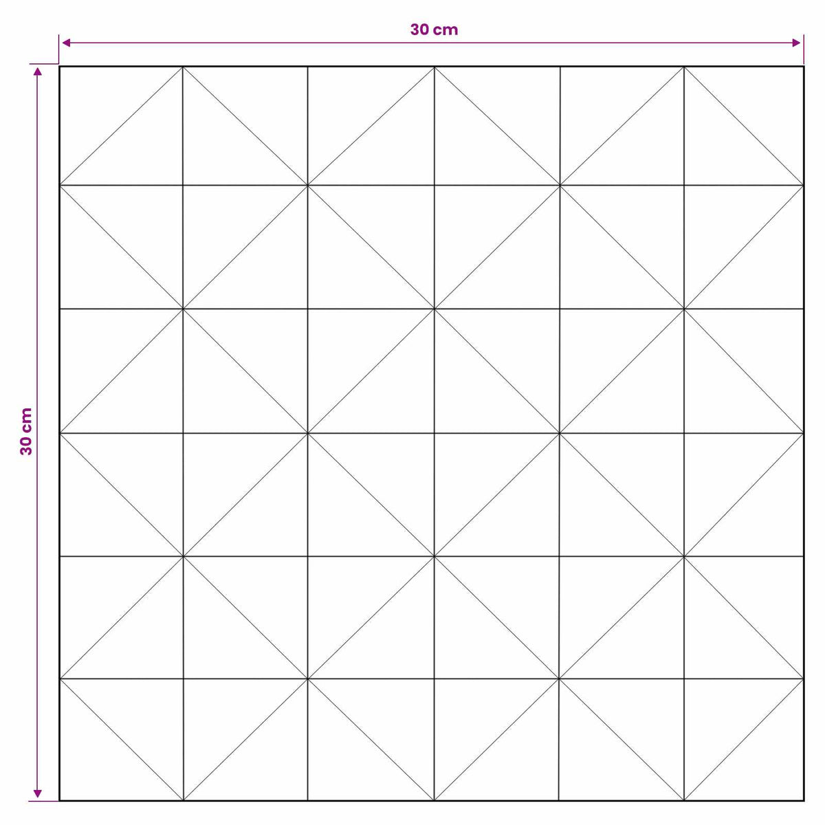 vidaXL Wall Panel 11 pcs Natural 30 x 30 x 2 cm