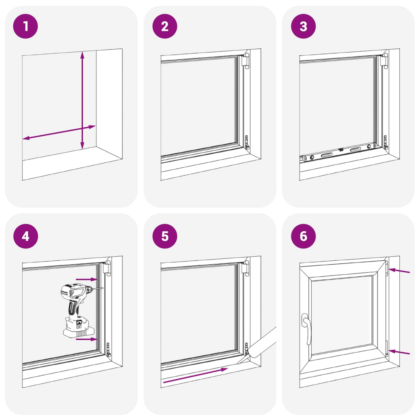 vidaXL Tilt & Turn Basement Window RISOR 50 x 50 cm PVC and Glass