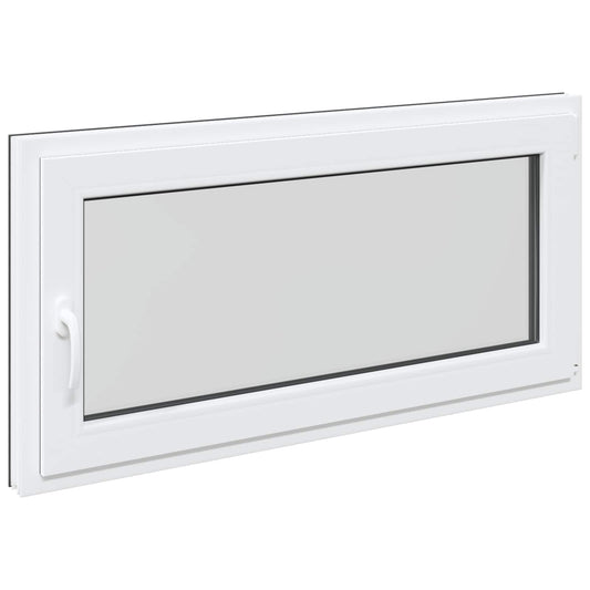 vidaXL Basement Window RISOR 120 x 60 cm PVC and Glass Anthracite