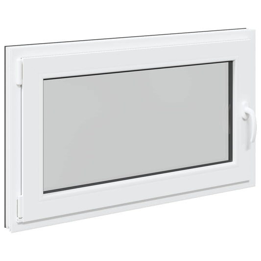 vidaXL Basement Window RISOR 100 x 70 cm PVC and Glass Anthracite
