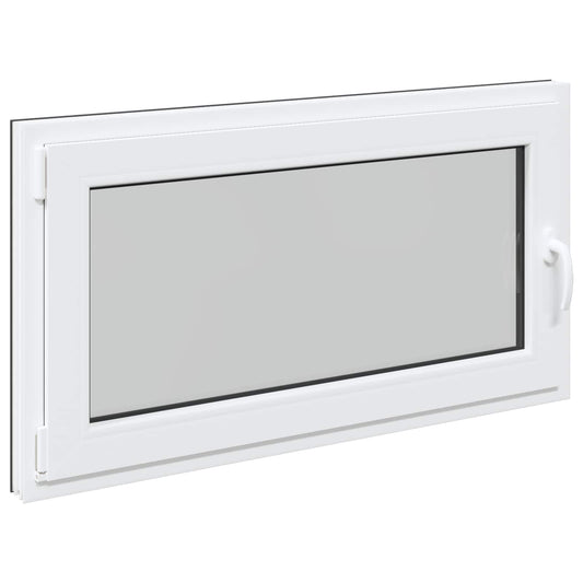 vidaXL Basement Window RISOR 120 x 60 cm PVC and Glass Anthracite