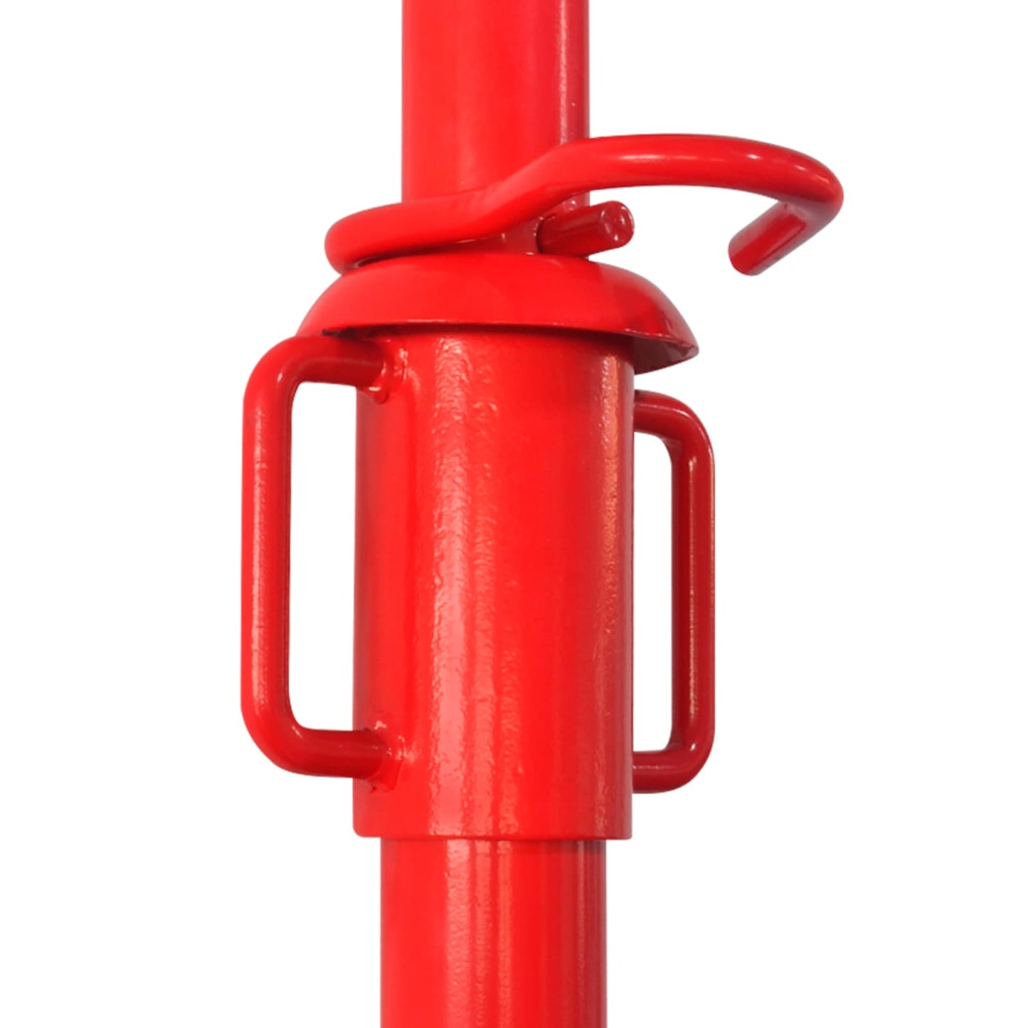 vidaXL Acrow Prop Red 280 x 12 x 12 cm Steel with a Painted Finish