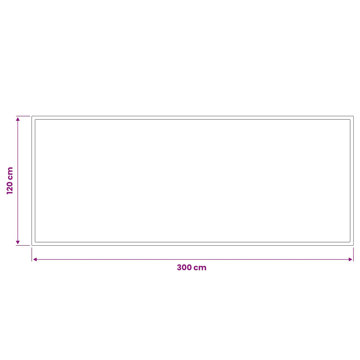 vidaXL Doormat Light Grey 300 x 120 cm 100% Polyamide