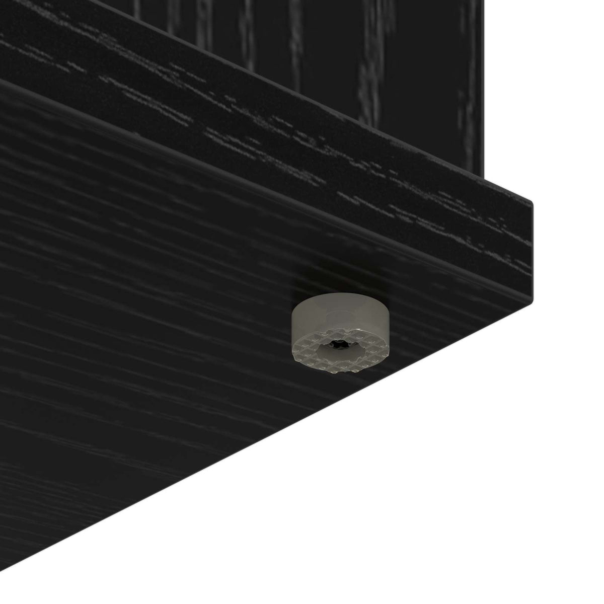 vidaXL Electric Fireplace Black Oak 114 x 18 x 58.5 cm Engineered wood