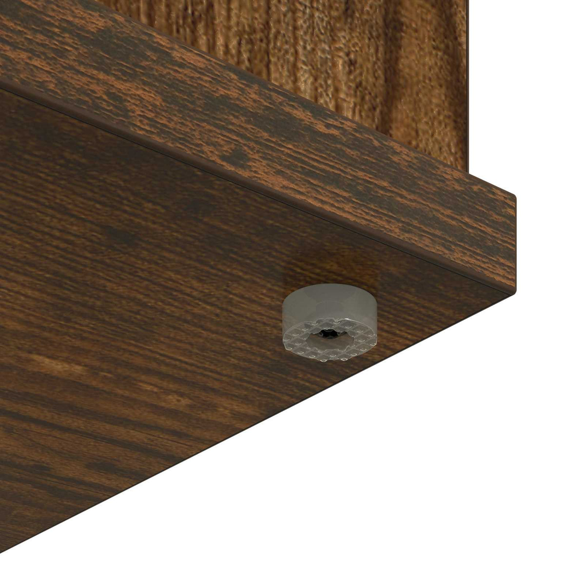vidaXL Electric Fireplace Smoked Oak 114 x 18 x 58.5 cm