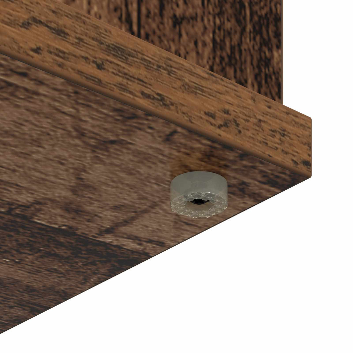 vidaXL Electric Fireplace Old Wood 114 x 18 x 58.5 cm Engineered wood