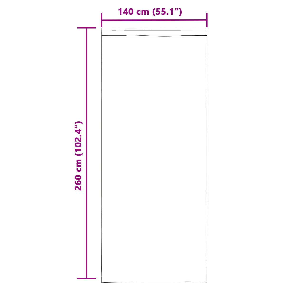 vidaXL Voile Curtains with Loops 2 pcs Wine Red 140x260 cm
