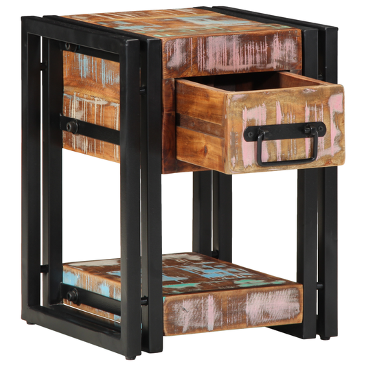 vidaXL Nightstands 2 pcs 40x40x40 cm Solid Reclaimed Wood