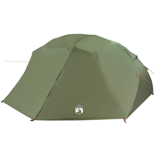vidaXL Fishing Tent Olive green Polyester 7-Person Durable
