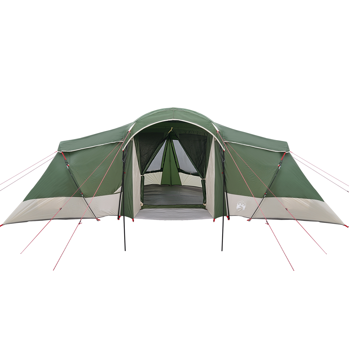 vidaXL Family Tent with Windows Dome Green 6-Person Waterproof