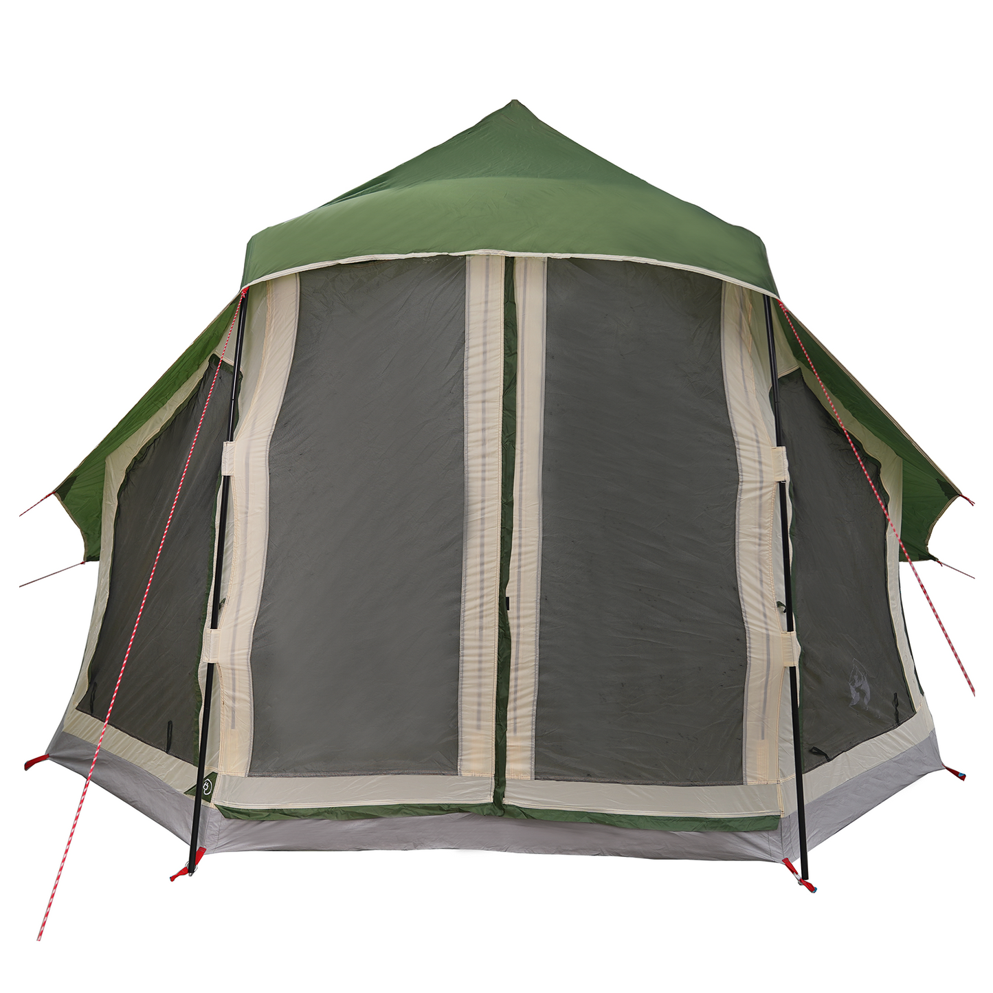 vidaXL Family Tent Tipi Green 6-Person Waterproof