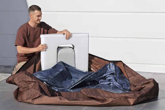 Lay-Z-Spa Toronto AirJet ThermaCore Rigid Foam Hot Tub 7 Person