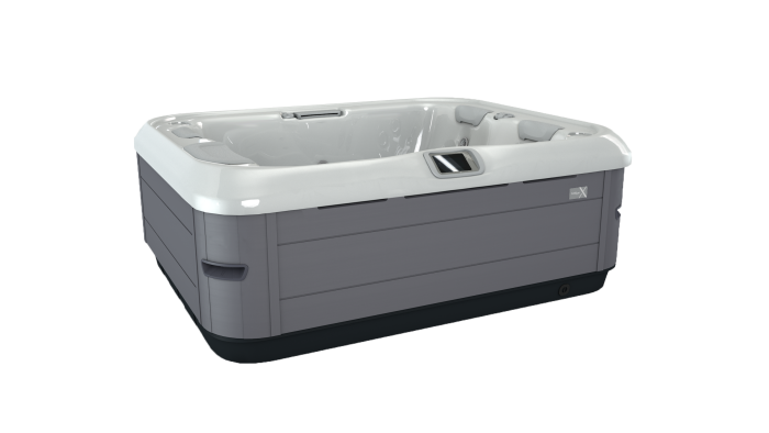 Bullfrog Spas X5L Compact 3 Person Hot Tub with Lounge Seat - Indoor & Outdoor Spa