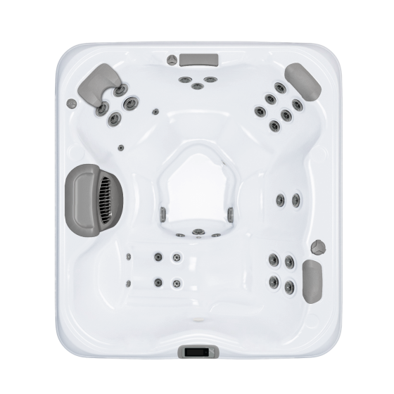 Bullfrog Spas X6L Compact 7 Person Hot Tub with Lounge & Captain’s Seats - Versatile Spa for Home & Outdoor Use