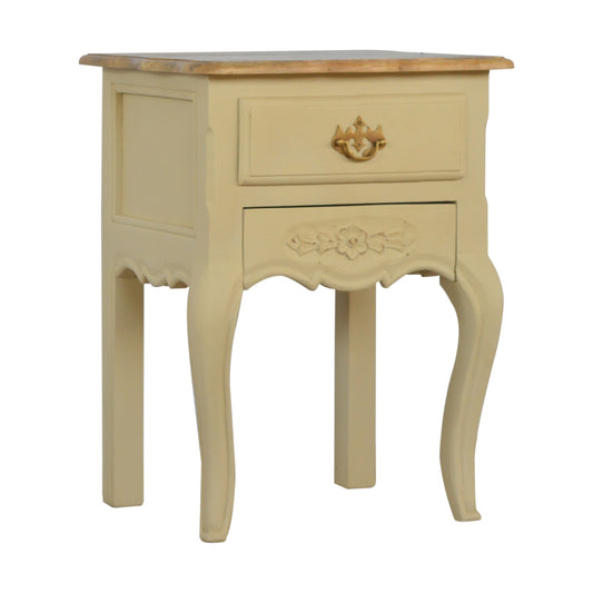 French Style Cream Bedside