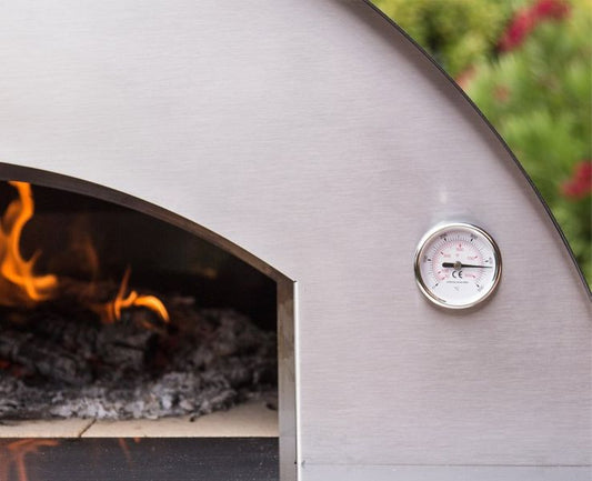 Fontana Forni Marinara Wood Fired Pizza Oven with Trolley - Made in Italy