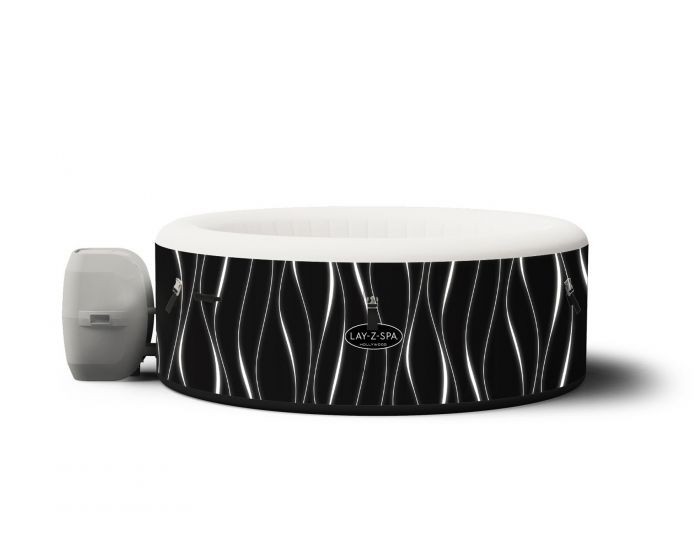 Lay-Z-Spa Hollywood AirJet 6 Person Hot Tub with LED Lights