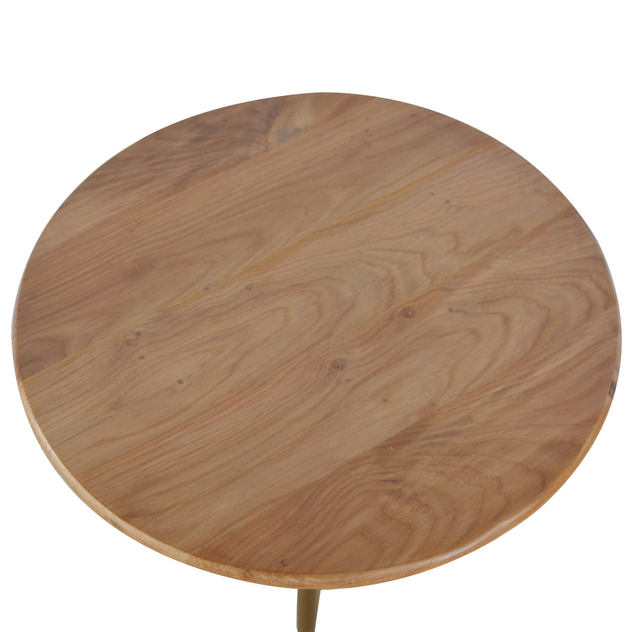 Caramel Tea Table with Gold Base