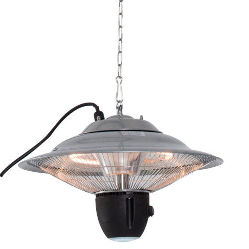 Remote Control Halogen Aluminium Patio Heater Ceiling Hanging 1500W