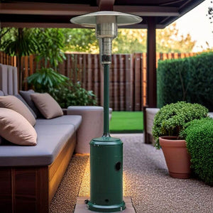 Stay Warm Outdoors with Our Lifestyle Capri Green Patio Heater