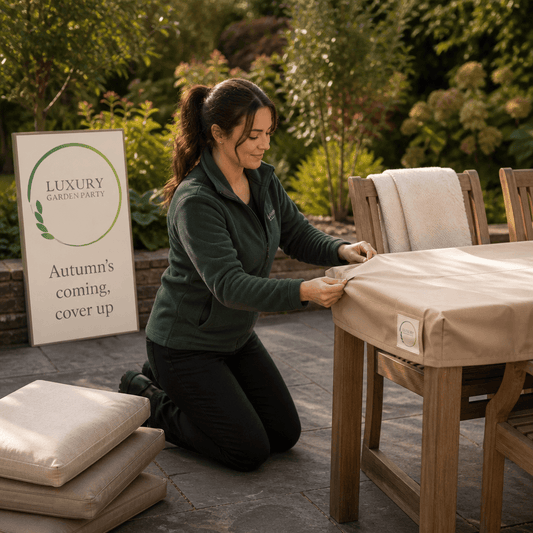 How do you protect garden furniture through a British winter?