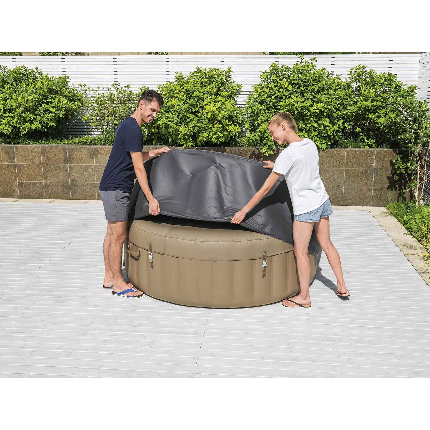 Bestway Cover PVC and POM Grey
