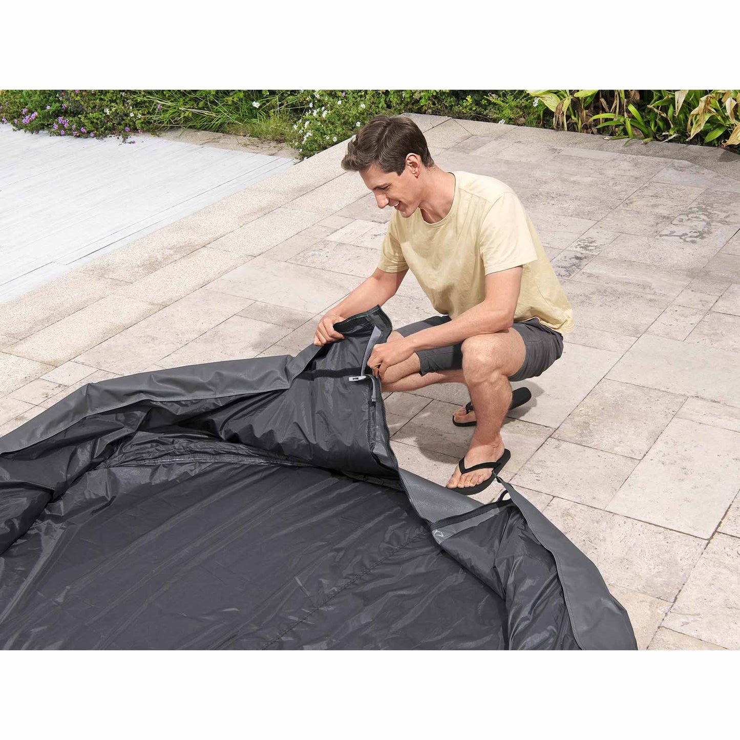 Bestway Cover PVC and POM Grey
