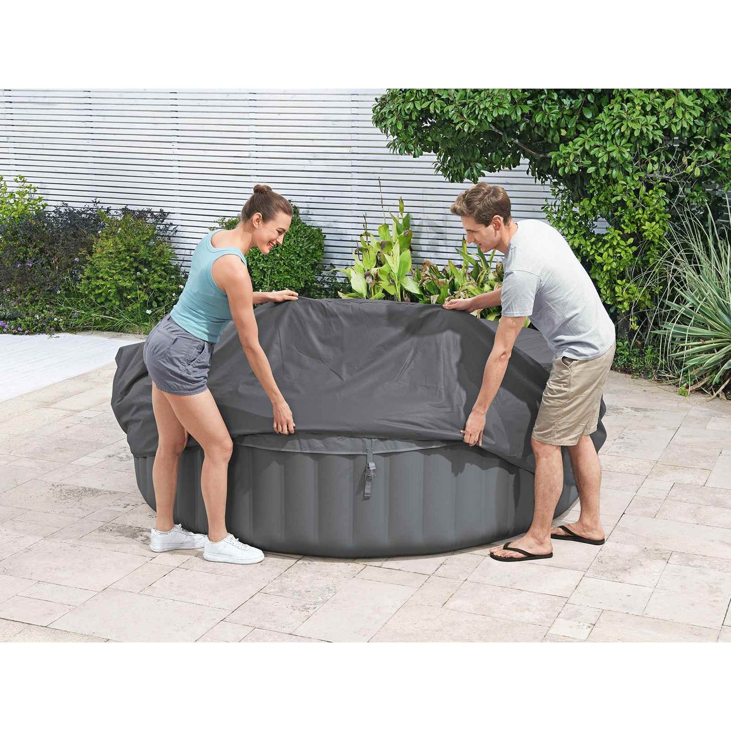 Bestway Cover PVC and POM Grey