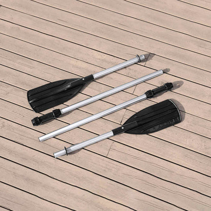 Bestway Inflatable Boat Grey and White 3.64 x 1.66 m PVC
