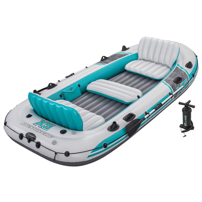 Bestway Inflatable Boat Grey and White 3.64 x 1.66 m PVC