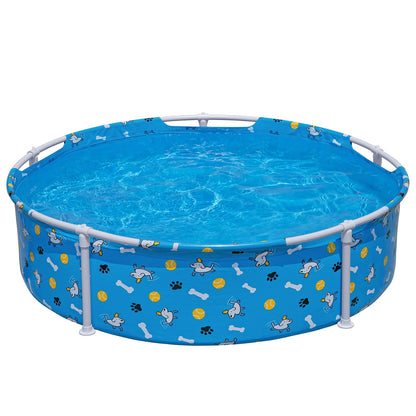 Bestway Above Ground Pet Play Pool 122 x 30.5 cm Round for Blue