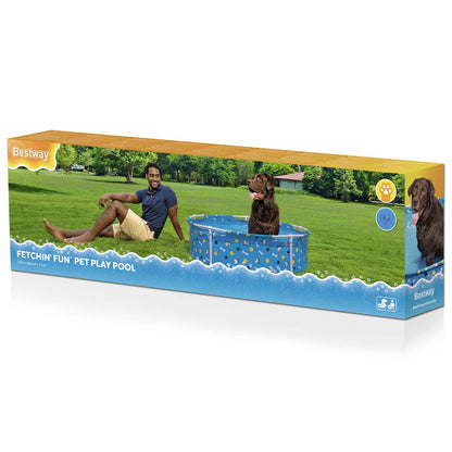 Bestway Above Ground Pet Play Pool 122 x 30.5 cm Round for Blue