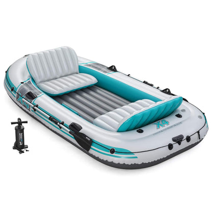 Bestway Inflatable Boat Grey and White 3.15 x 1.65 m PVC