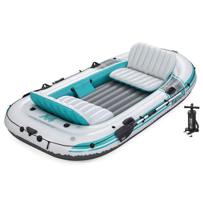 Bestway Inflatable Boat Grey and White 3.15 x 1.65 m PVC