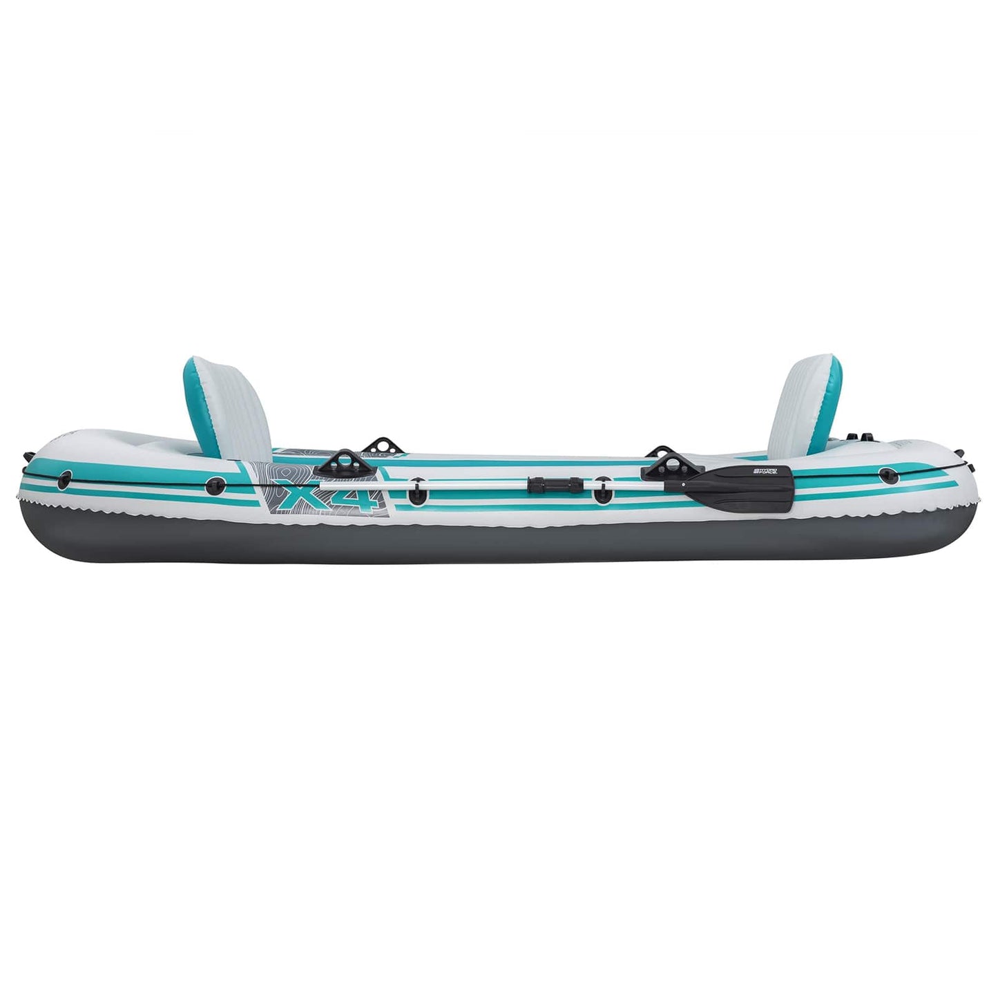 Bestway Inflatable Boat Grey and White 3.15 x 1.65 m PVC