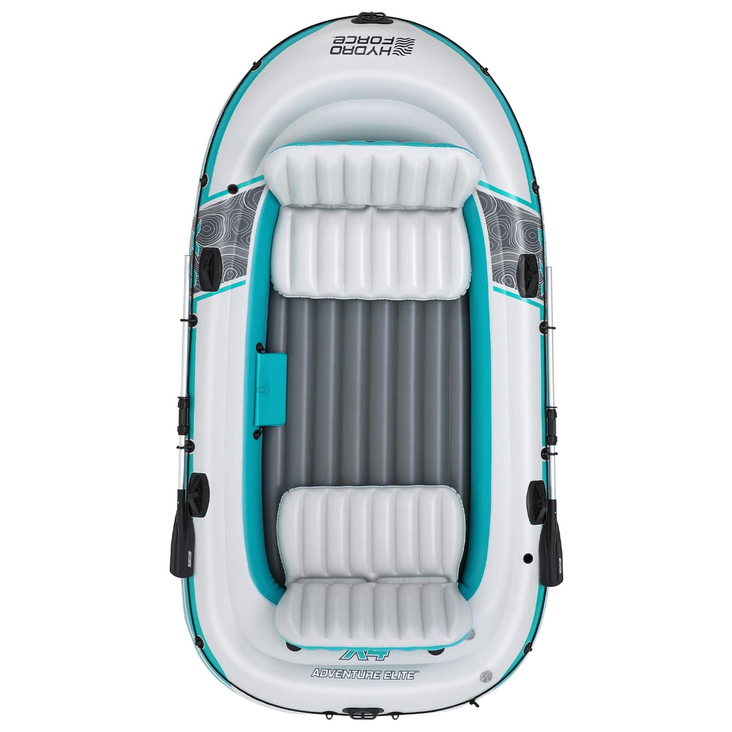 Bestway Inflatable Boat Grey and White 3.15 x 1.65 m PVC